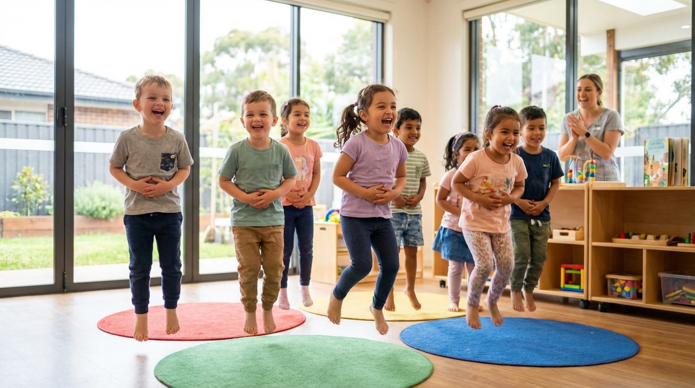 Kangaroo Hops Kids Movemennt Break Kangaroo Hops